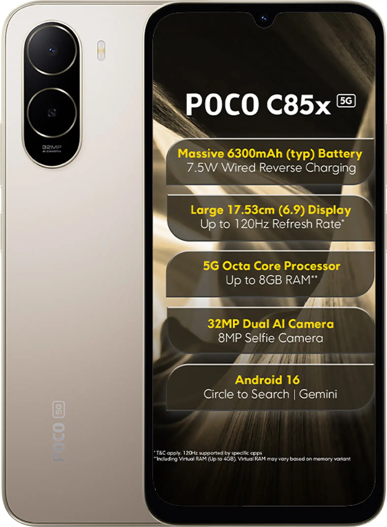 POCO C85x 5G